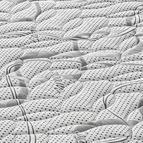 Matelas mousse – Deluxe - Réversible - Côté été/hiver - Epaisseur 25 Cm