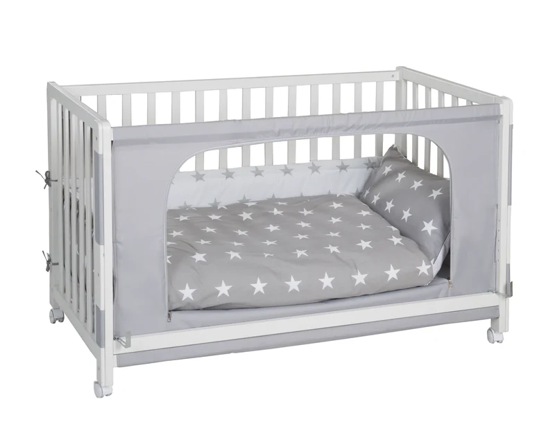Room Bed 'Little Stars', 60 x 120 cm, Beistellbett zum Elternbett mit kompletter Ausstattung