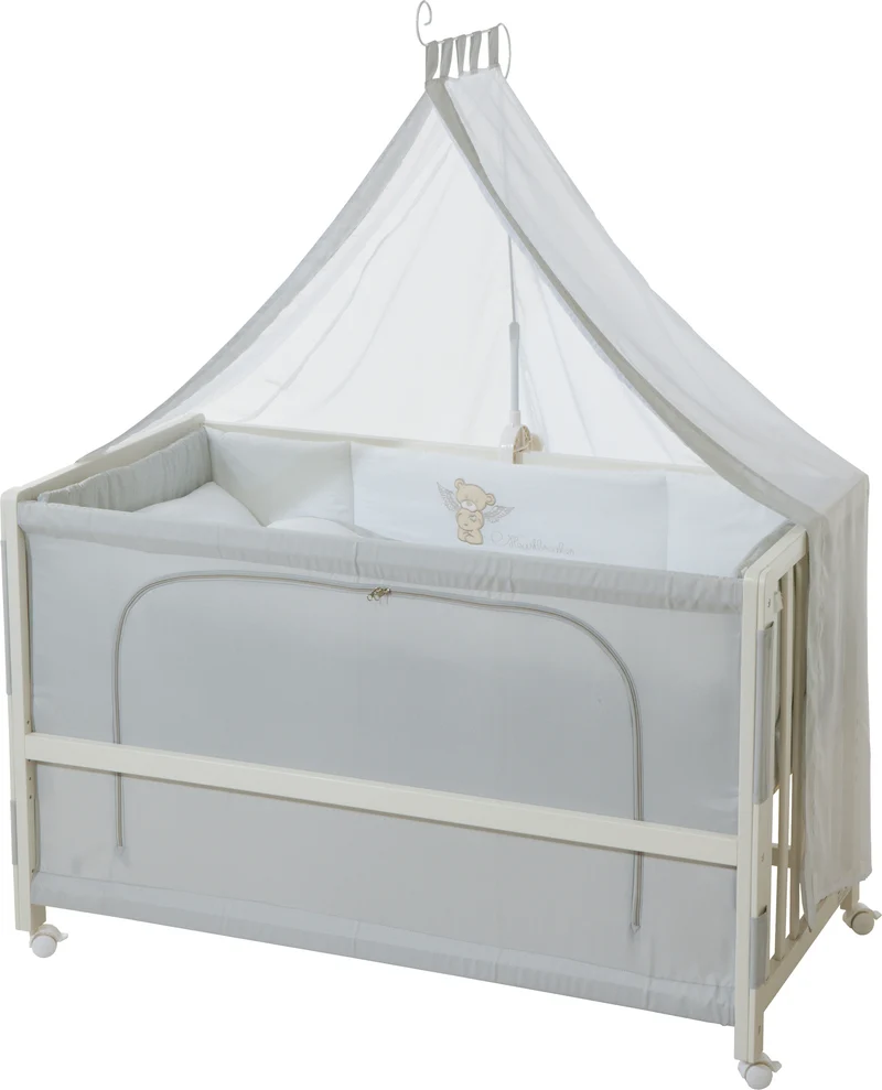 Room Bed 'Heartbreaker', 60 x 120 cm, Beistellbett zum Elternbett, komplette Ausstattung