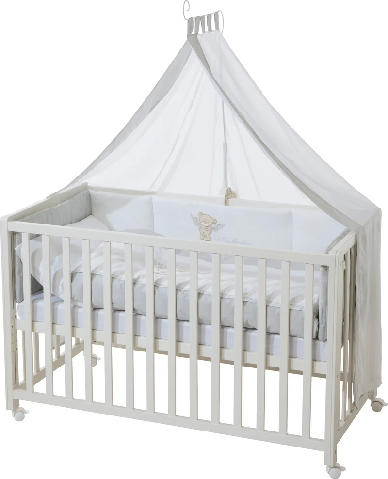 Room Bed 'Heartbreaker', 60 x 120 cm, Beistellbett zum Elternbett, komplette Ausstattung