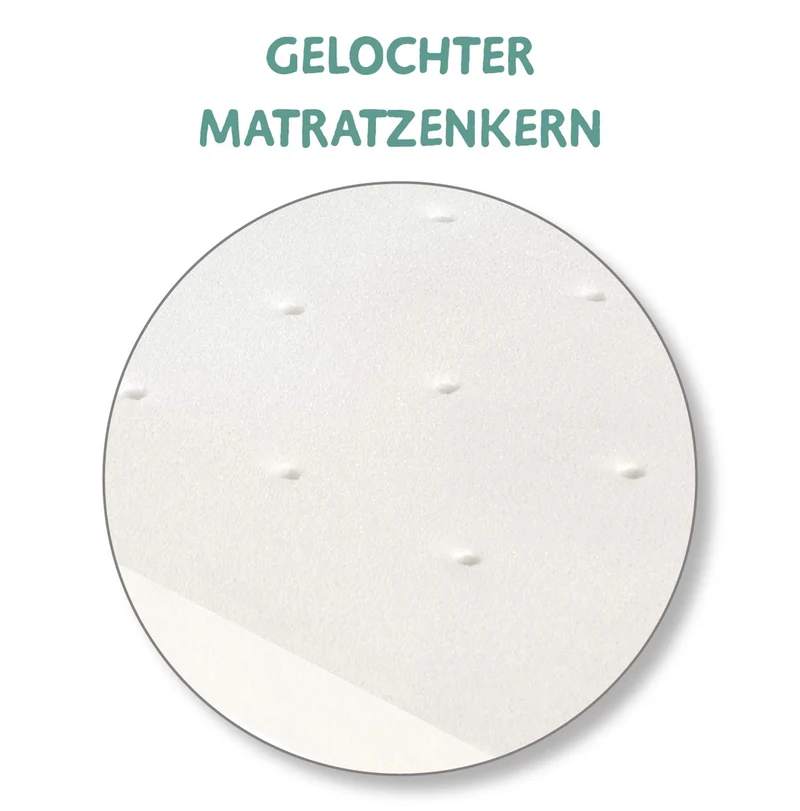 Stubenbett 'safe asleep®' 3 in 1, 'Sternenzauber', Beistellbett weiß, Babybett & Bank, inkl. Zubehör
