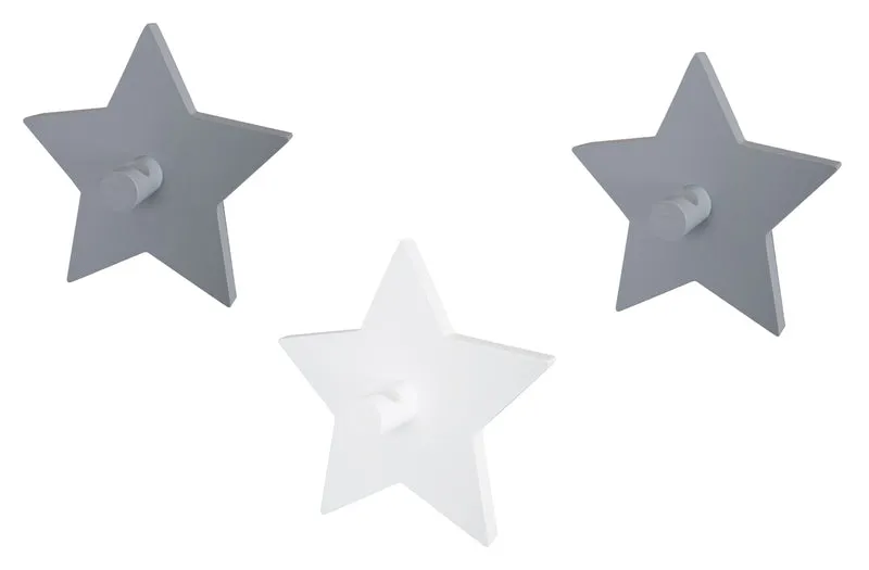 Wandhaken 'Little Stars' mit Sterne Motiv, Wandgarderobe & Deko für Baby- & Kinderzimmer
