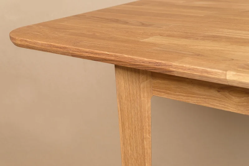Table à manger extensible en bois massif de chêne France - NordicStory