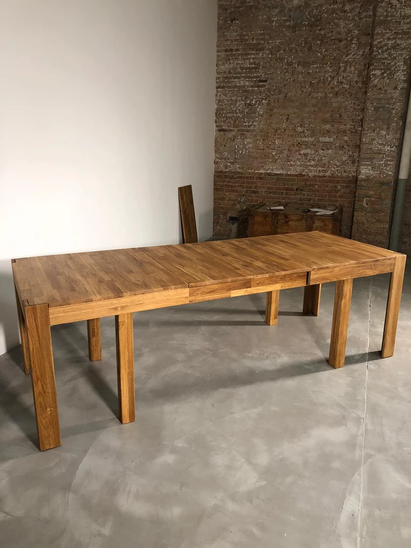 Table à manger extensible en chêne massif XL - NordicStory