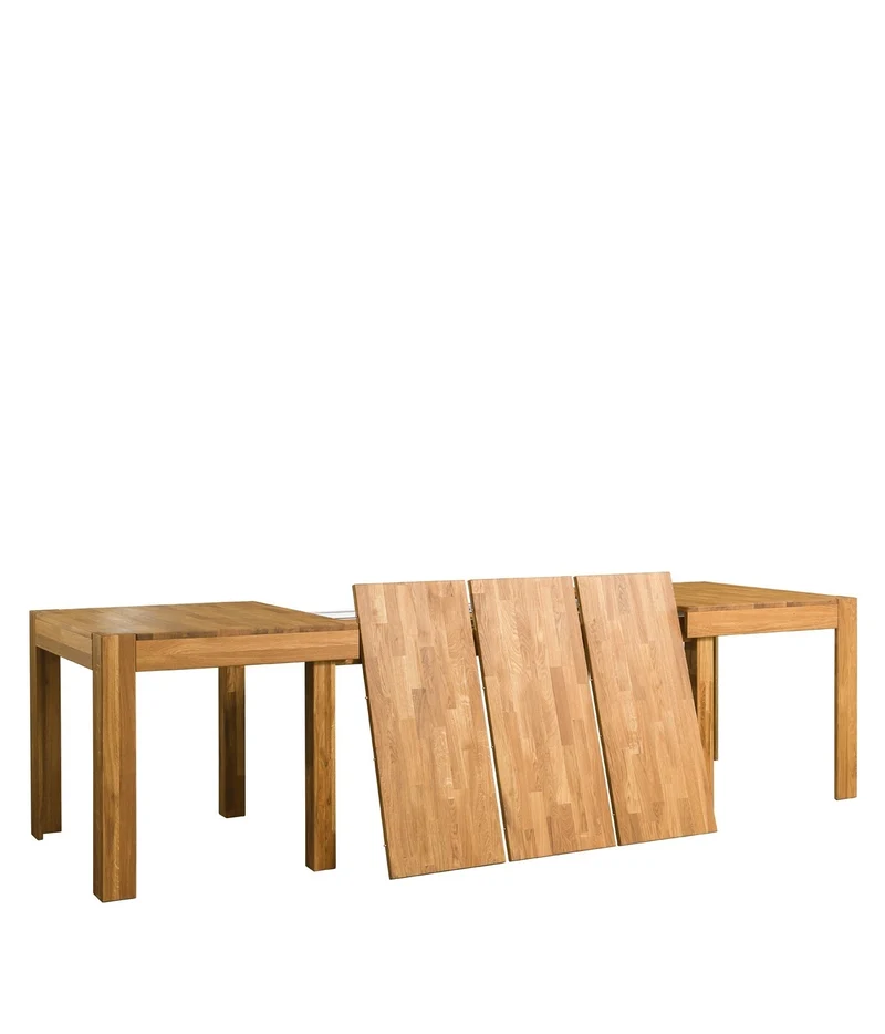 Table à manger extensible en chêne massif XL - NordicStory