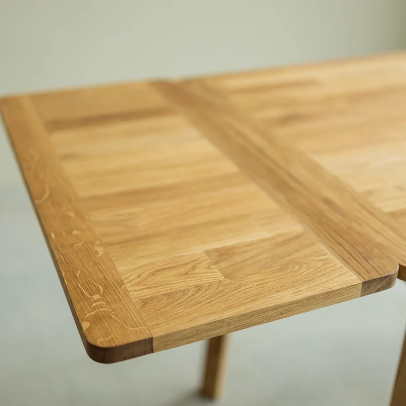 Table à manger extensible en chêne massif Mini 1 - NordicStory