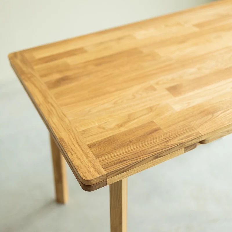 Table à manger extensible en chêne massif Mini 1 - NordicStory