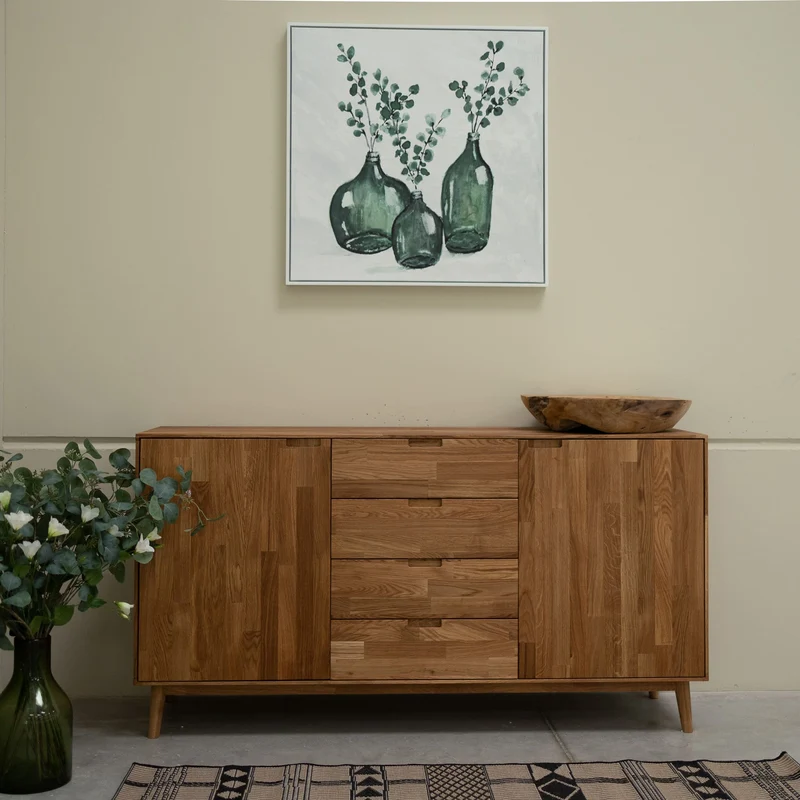 Buffet en bois massif de chêne Escandi 3 - NordicStory