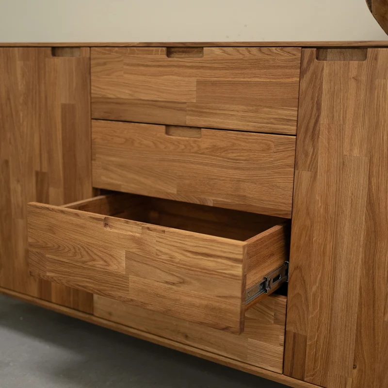 Buffet en bois massif de chêne Escandi 3 - NordicStory