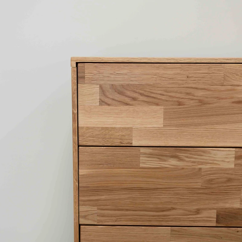 Commode en bois massif de chêne Escandi 1 - NordicStory