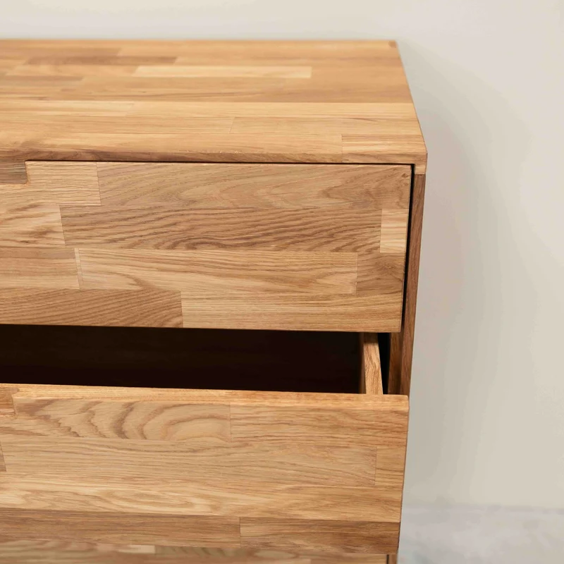 Commode en bois massif de chêne Escandi 1 - NordicStory