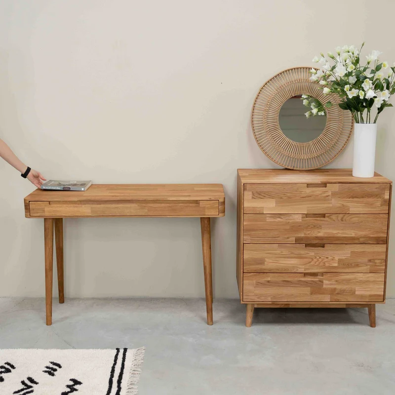 Commode en bois massif de chêne Escandi 1 - NordicStory