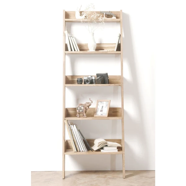 Bibliothèque en bois massif de chêne Escandi - NordicStory
