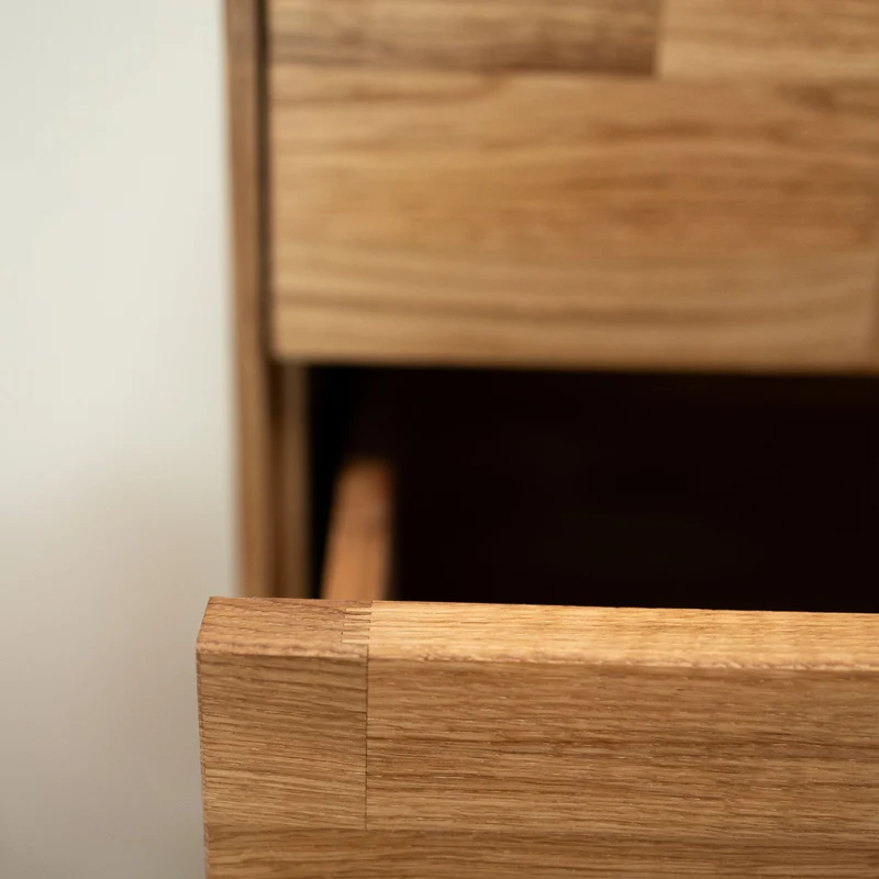 Chiffonnier en bois massif de chêne Escandi 6 - NordicStory