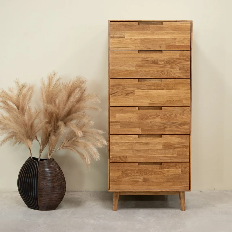 Chiffonnier en bois massif de chêne Escandi 6 - NordicStory