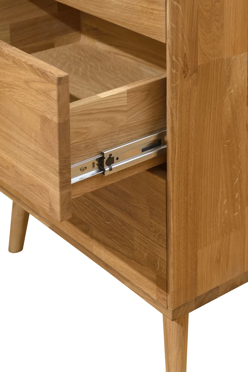 Chiffonnier en bois massif de chêne Escandi 6 - NordicStory