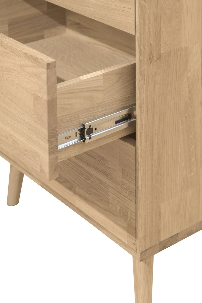 Chiffonnier en bois massif de chêne Escandi 6 - NordicStory