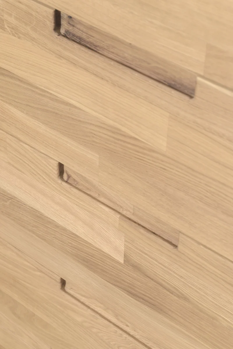 Chiffonnier en bois massif de chêne Escandi 6 - NordicStory