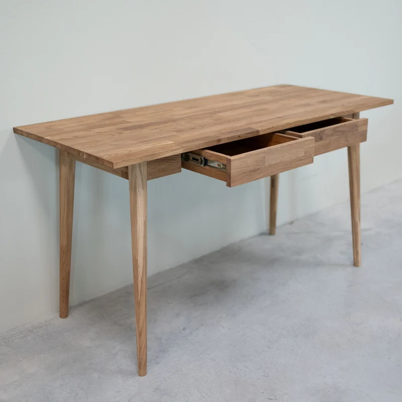 Bureau en bois massif de chêne Escandi 1 - NordicStory