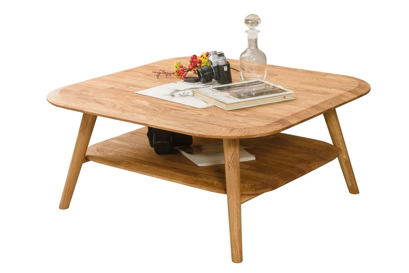 Table basse en chêne massif Escandi 4 - NordicStory