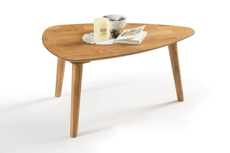 Table basse gigogne en bois massif de chêne Escandi 2 - NordicStory