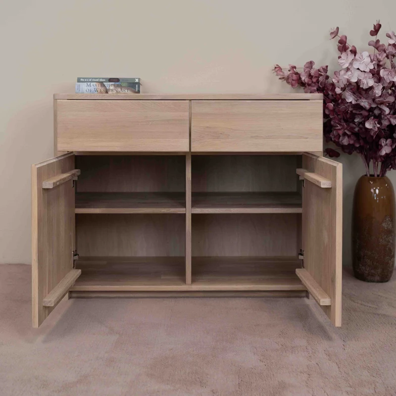 Buffet commode en bois massif de chêne Elsa 2 - NordicStory