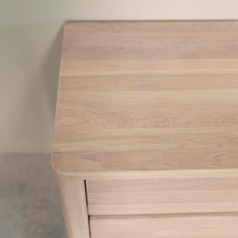 Chiffonnier en bois massif de chêne Elsa 5 - NordicStory