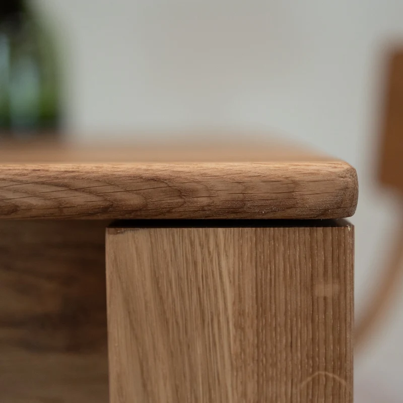 Table à manger en bois massif de chêne Mauritz 4 - NordicStory