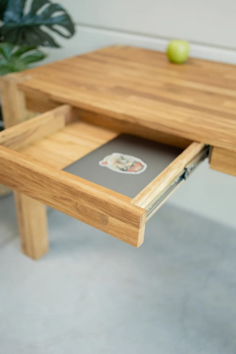 Bureau console en bois massif de chêne Royal - NordicStory