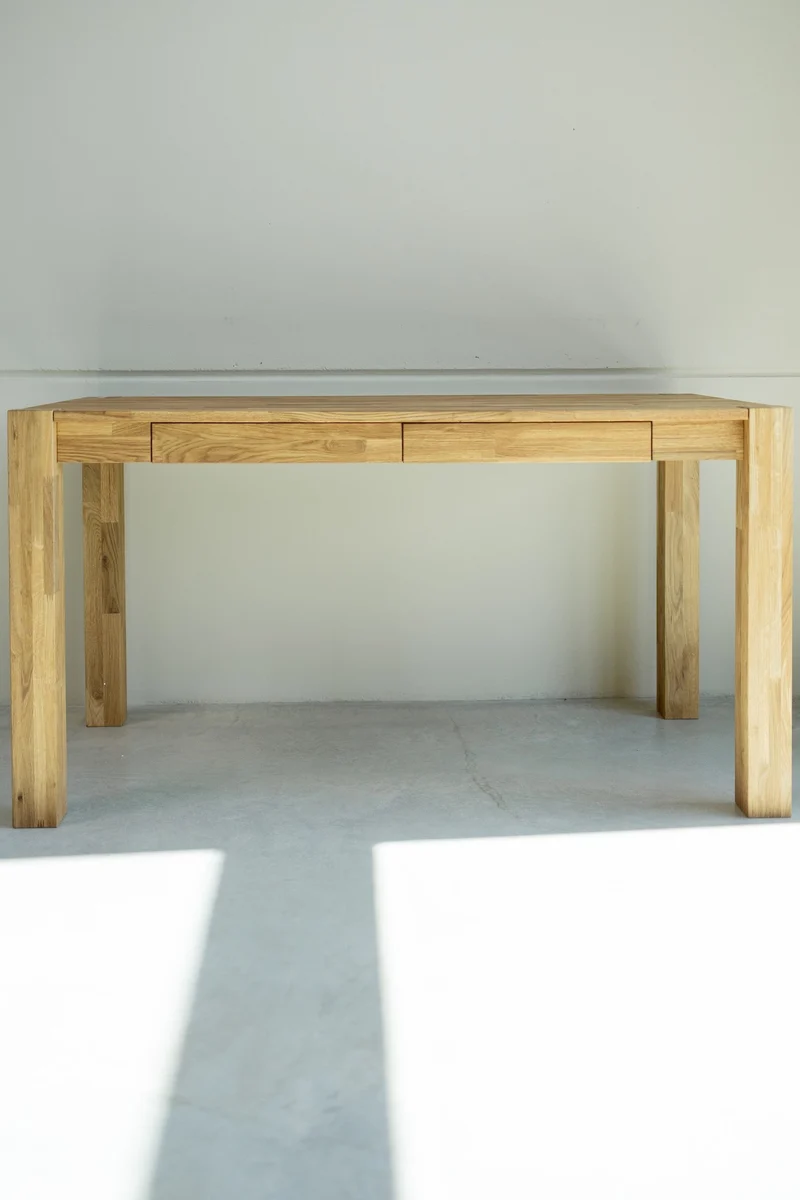 Bureau console en bois massif de chêne Royal - NordicStory