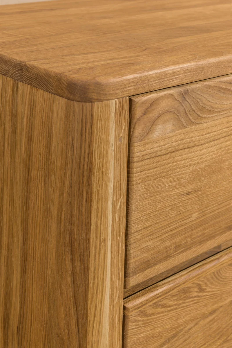 Buffet commode en bois massif de chêne Elsa 6 - NordicStory