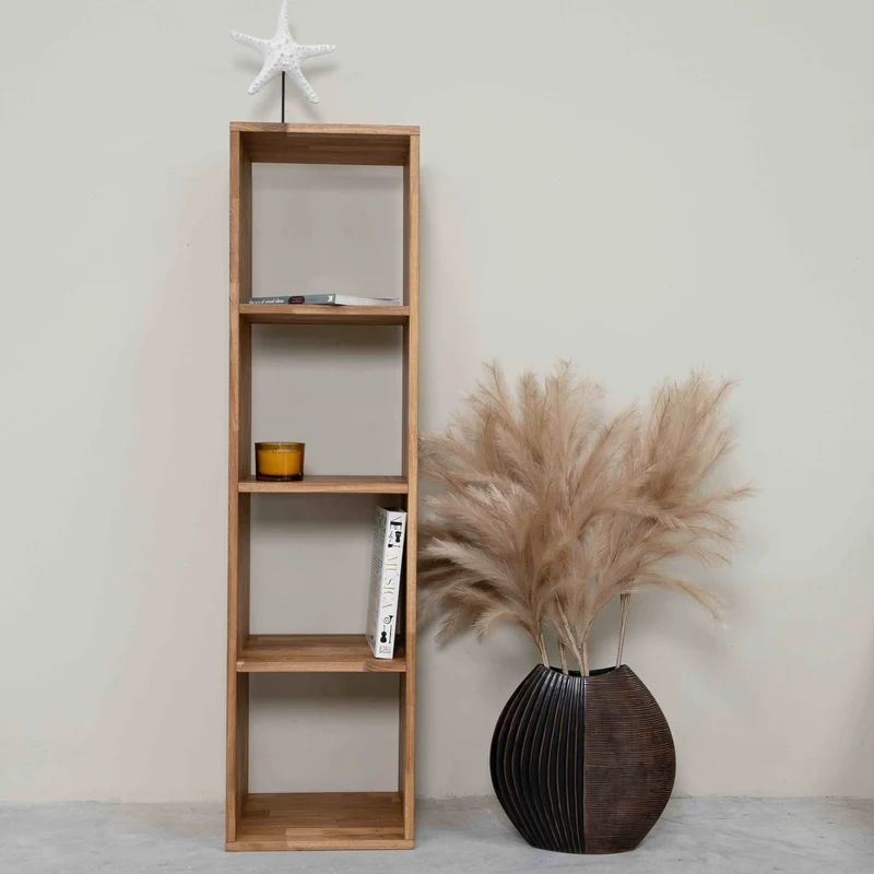 Etagère bibliothèque en bois massif de chêne Régal 4 - NordicStory