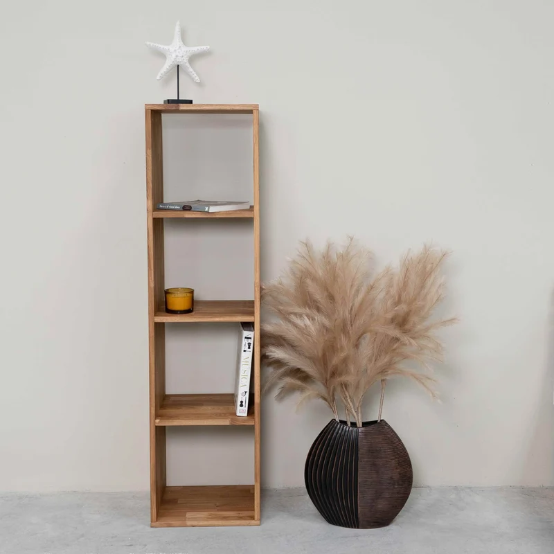 Etagère bibliothèque en bois massif de chêne Régal 4 - NordicStory