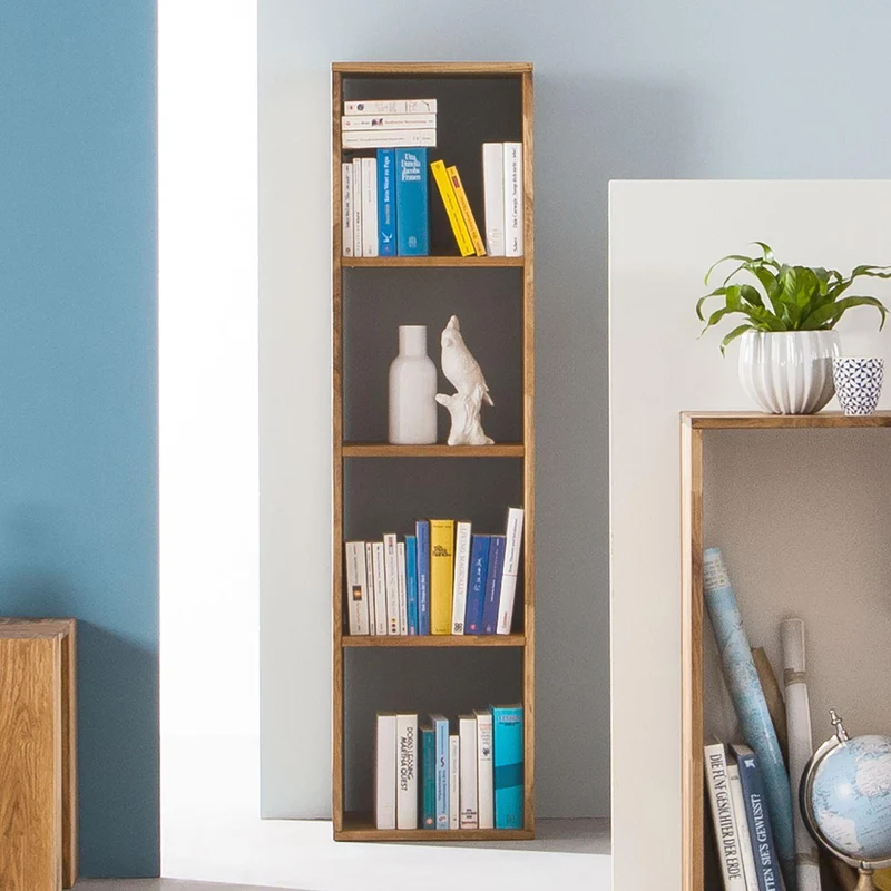 Etagère bibliothèque en bois massif de chêne Régal 4 - NordicStory