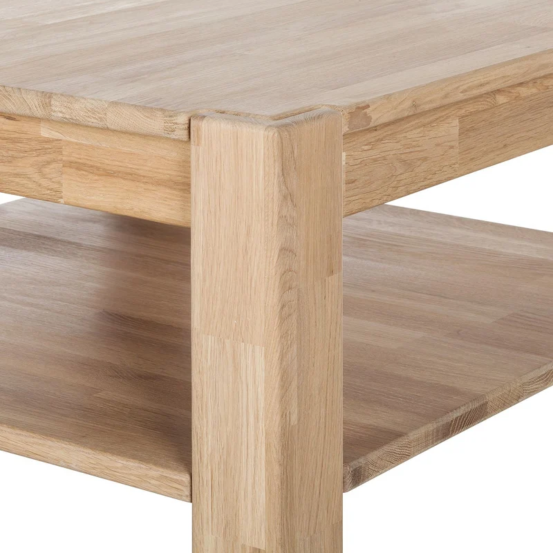 Table basse en bois massif de chêne Mauritz 4 - NordicStory