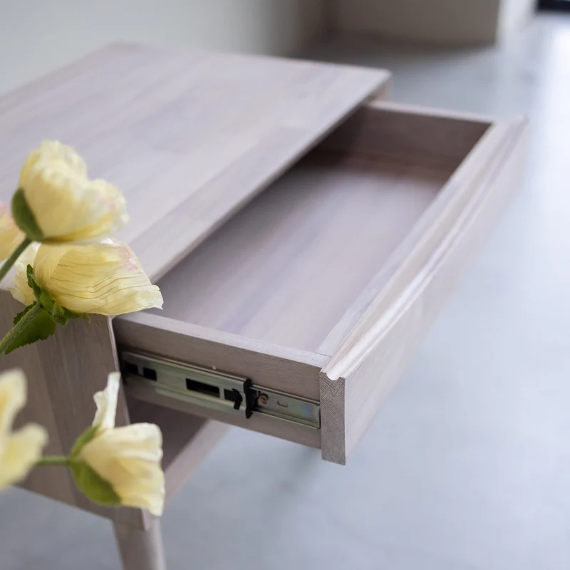 Table de chevet en bois massif de chêne Escandi 2 - NordicStory