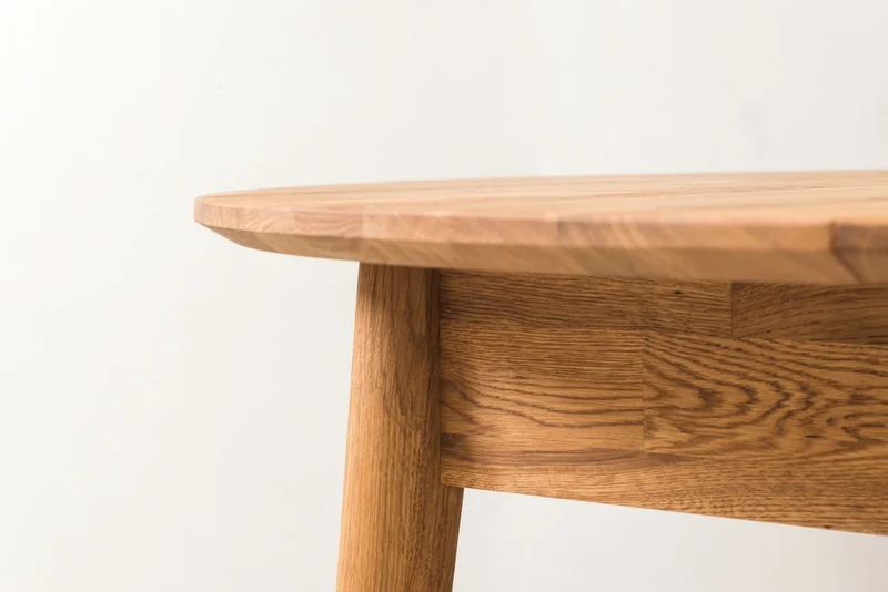 Table à manger ronde extensible en chêne massif Escandi 4 - NordicStory