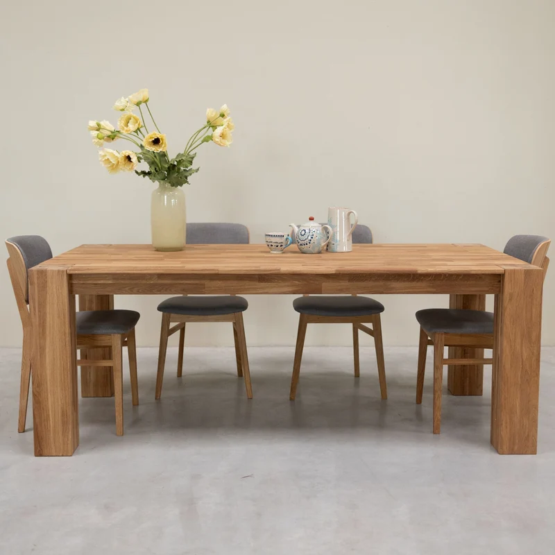 Table à manger en bois massif de chêne Mauritz 3 - NordicStory