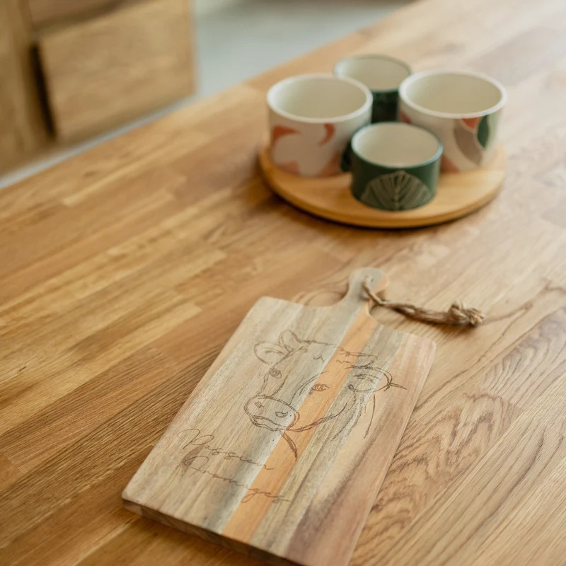 Table à manger extensible en chêne massif Mauritz 1 - NordicStory