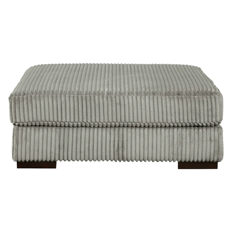 Ottoman surdimensionné en tissu - Lindyn