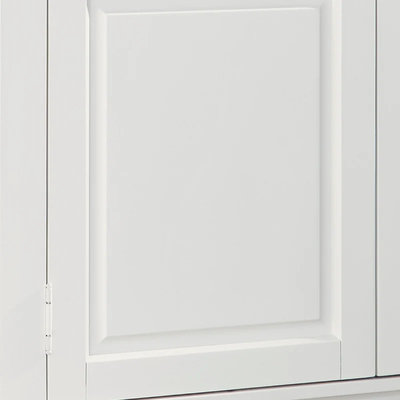 Armoire d'appoint en bois/placage avec 2 portes vitrées - Dagandale