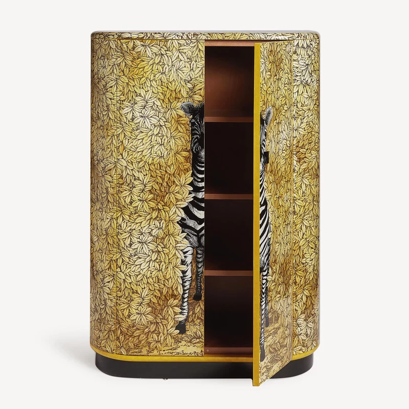 Curved cabinet Zebra