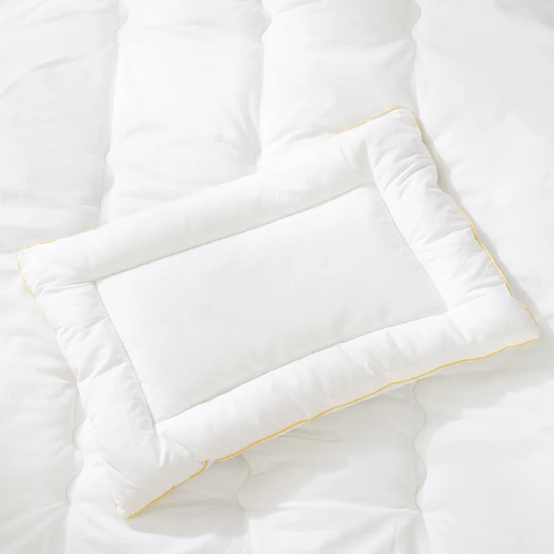 Kindersteppbett, ganzjähriges Baby-Set (Inlett), weiß, Decke 100 x 135 cm und Kissen 40 x 60 cm