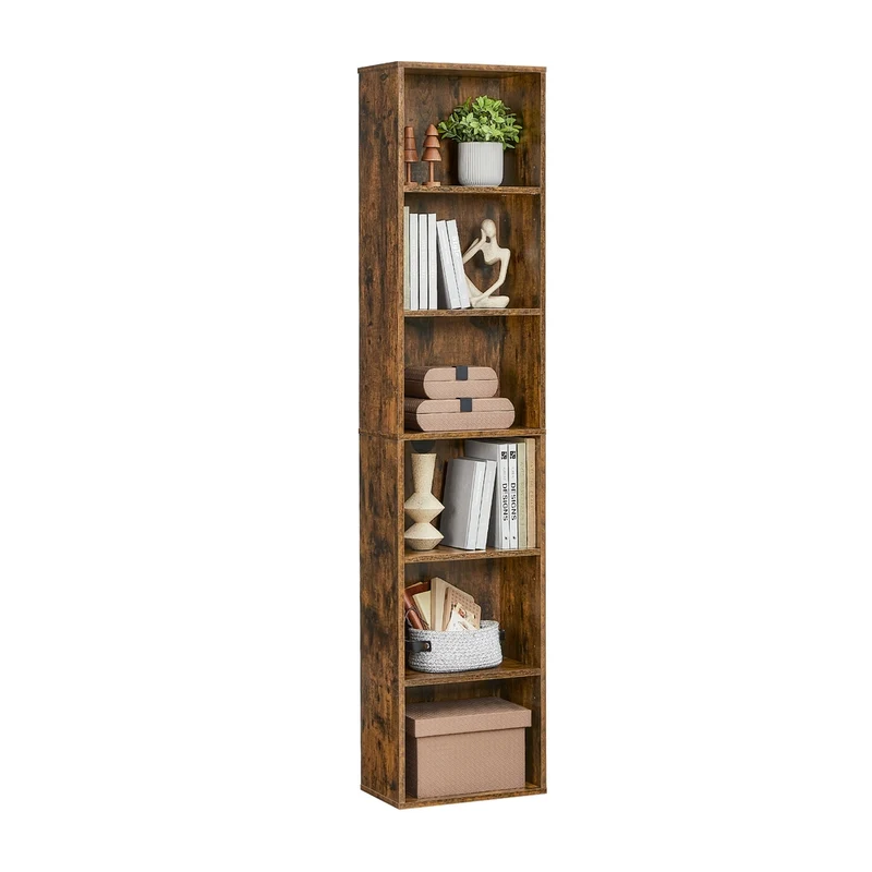 Librería estantería abierta de varios niveles para sala estudio comedor