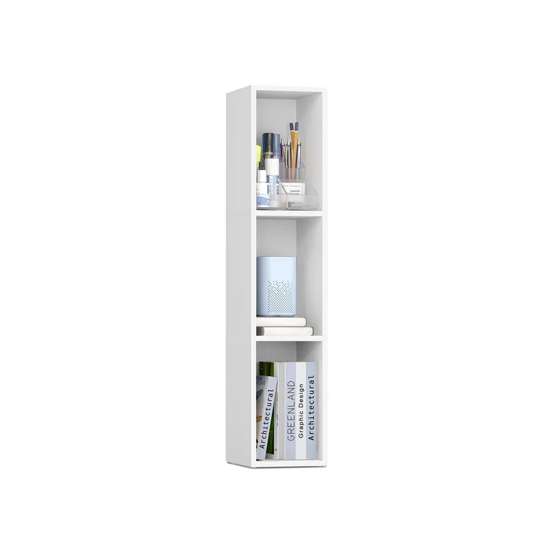 Librería estantería abierta de varios niveles para sala estudio comedor