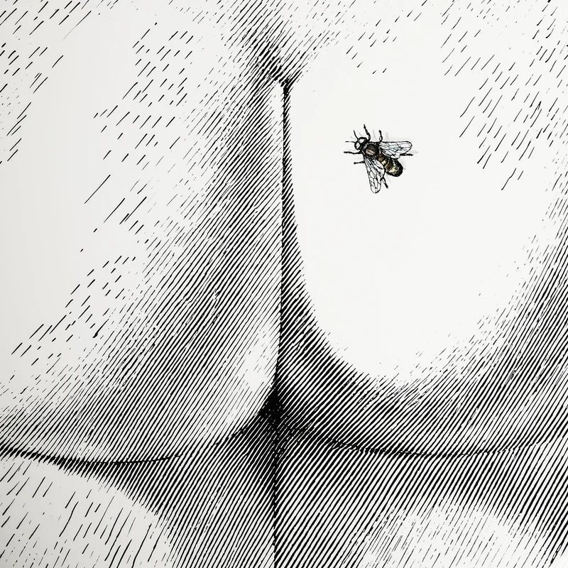 Stool Bee on my back colour