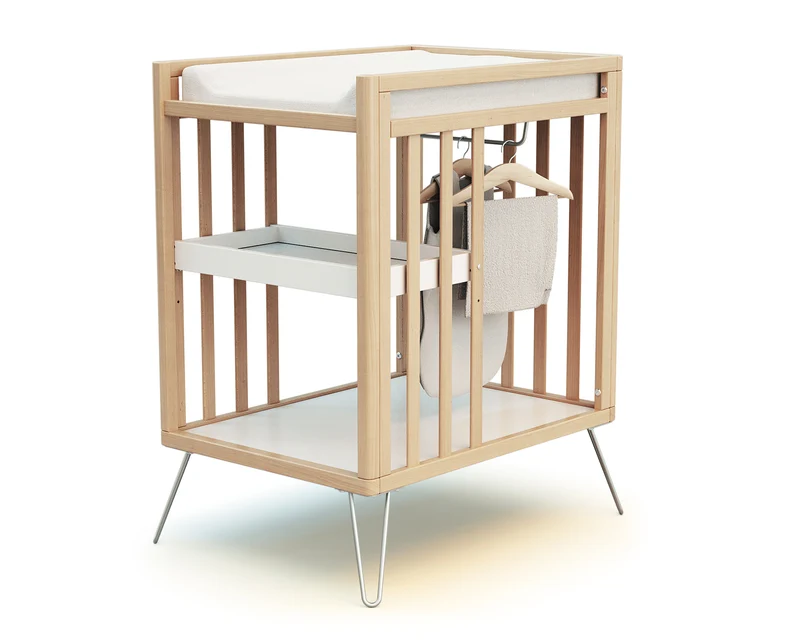 Table à langer 2 étagères en bois ONLY Acier
