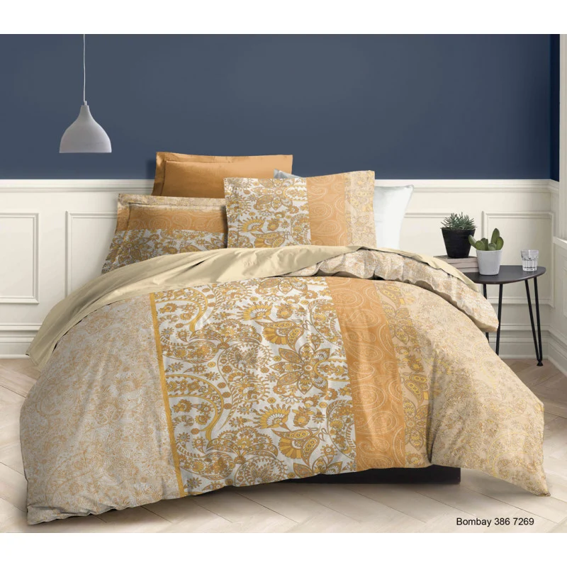 Parure de draps 4 pièces pour lit 140 x 190 cm 8 modèles au choix
