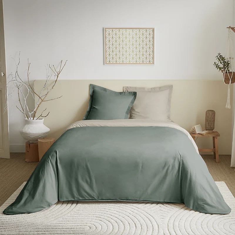 Pack Complet Housse de couette Imprimé 240 x 220 cm - Drap housse 140 x 190 cm 9 modèles au choix
