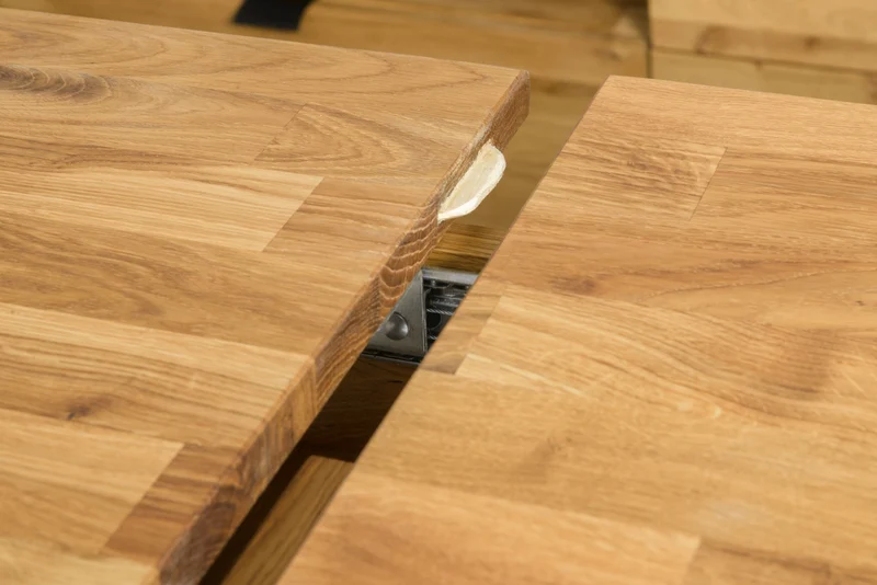 Table à manger extensible en bois massif de chêne Monty - NordicStory